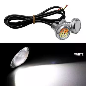 2шт светодиодные лампы супер яркие энергосберегающие алюминиевые лампы дневного света Eagle Eye для автомобиля чёрный