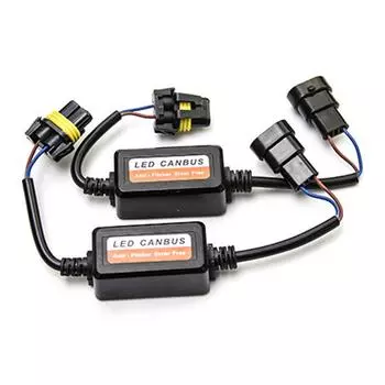 2шт светодиодный Canbus декодер автомобильные фары безошибочный резистор H1 H3 H4 H7 H8 H9 адаптер подавитель предупреждений