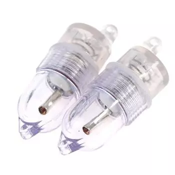 2шт светодиодный светильник для ночной удочки с умным датчиком поклевки, сигнальная лампа