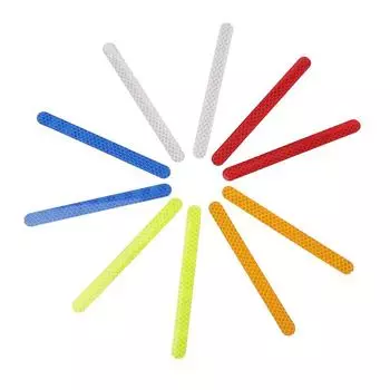 2шт светоотражающие наклейки для автомобиля светоотражающая лента для зеркала заднего вида белый