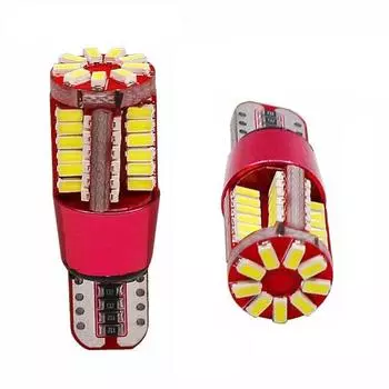 2шт T10 57SMD светодиодный Canbus без ошибок супер яркий авто клин лампочка лампа 2Pcs белый