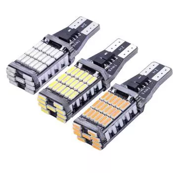 2шт T15 4014 45SMD Canbus светодиодный автомобильный тормозной сигнал заднего хода противотуманный фонарь с лампой красный