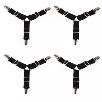 2шт треугольный держатель для подтяжек кровать матрас простыня ремни зажимы захваты крепежи