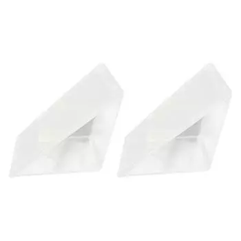 2шт треугольный контейнер для сэндвичей прозрачный моющийся многофункциональный чехол для хранения сэндвичей