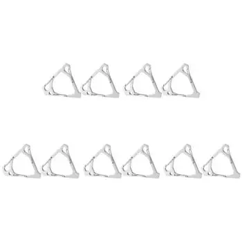 2шт треугольный крючок для вешалки из нержавеющей стали, вешалка для палатки для пикника (Серебряный)