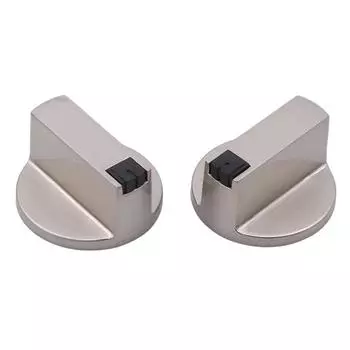 2шт универсальные ручки управления газовой плитой сменный металлический поворотный переключатель 0 degree 8mm