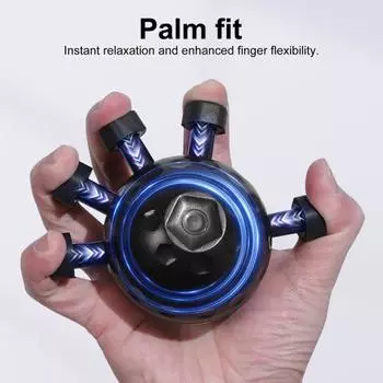 2шт. Усилитель захвата пальцев, пять пальцев, тренировочный мяч, силовой тренажер для захвата, тренажер для рук розовый