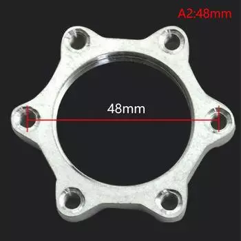 2шт велосипед свободного хода резьбовые ступицы дисковый тормоз ротор фланец адаптер