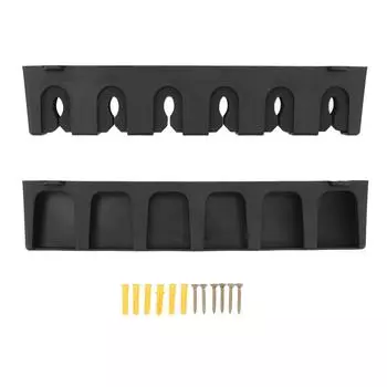 2шт вертикальный держатель для удочки пластиковый EVA настенный держатель для удочки магазин 6 удочек для гаража