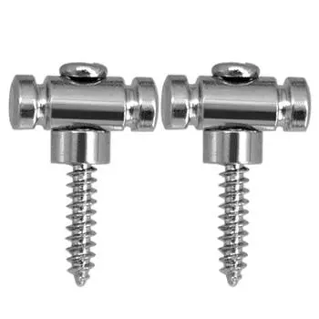 2шт высококачественный фиксатор струн для гитары гитарное деревце струн с винтом электрогитарный аксессуар для гитары серебряный