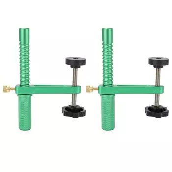 2шт. зажим для верстака, деревообрабатывающий зажим, 20 мм, алюминиевый сплав, зажим для отверстий для верстака, для рукоделия