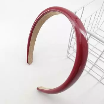 2СМ /3СМ Новый Рождественский и Новогодний винно-красный ПУ кожа Винтажный ободок аксессуары для волос темперамент