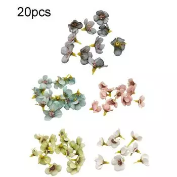 2см Цветок Цветок Искусственные Украшения Искусственный Серый