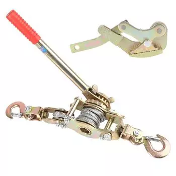 2T 2m Провод Для Автомобильной Грузовой Лебедки Крепеж Трос Натяжитель Троса Трещотка Двойной Крюк Натяжитель Троса Ручной Натяжитель Автомобильные Аксессуары B