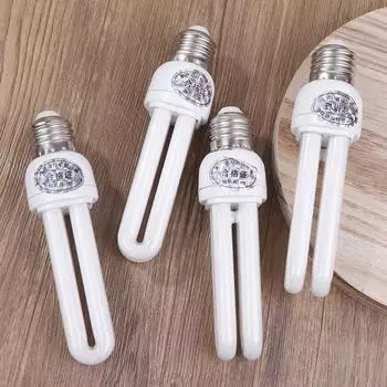 2U трубчатая энергосберегающая лампа Ac220-240V 9W/15W/18W/24W E27 U-образная лампочка экономит электроэнергию светодиодная лампа домашнее освещение 9W