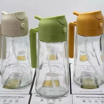 2в1 500мл стеклянный распылитель масла бутылка-распылитель для масла резервуар для масла барбекю кухня выпечка барбекю пикник кухонные инструменты для бизнеса красный