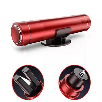 2в1 AC01 оконный выключатель, безопасный молоток, резак для ремней безопасности, автомобильный оконный выключатель, аварийный молоток, спасательный инструмент чёрный