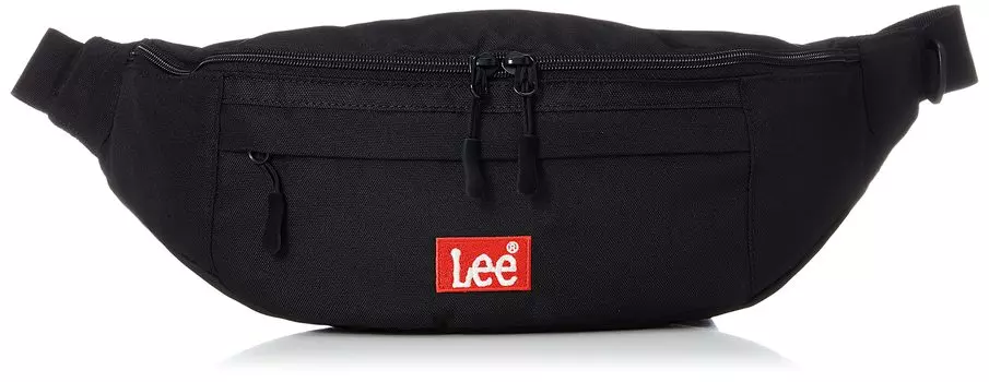 2WAY Body Bag Waist 2WAY Body BOX Logo Trend Lightweight Multifunctional Large Capacity Subbag Red [Lee] PRAY