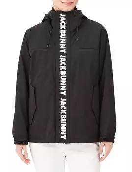 2WAY full zip blouson Golf outerwear 0 [Jack Bunny] Women s (hood storage/stretch) / / 263-3220102 010_Black [S]