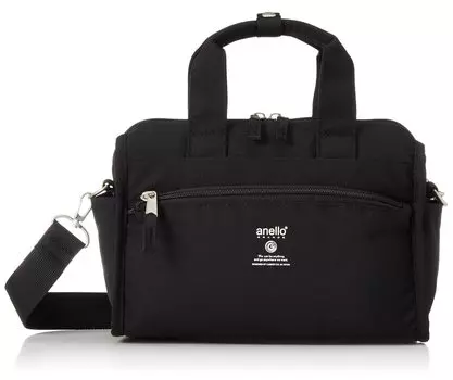 2WAY Mini Boston Bag Водоотталкивающая легкая 10 карманов CABIN GTM0177 Темно-черный [Anello Grande]