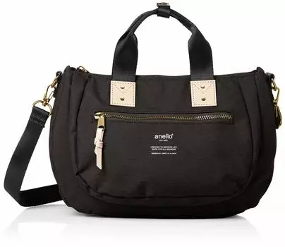 2WAY Mini Tote Bag ATELIER Black [Anello] AT-C3163