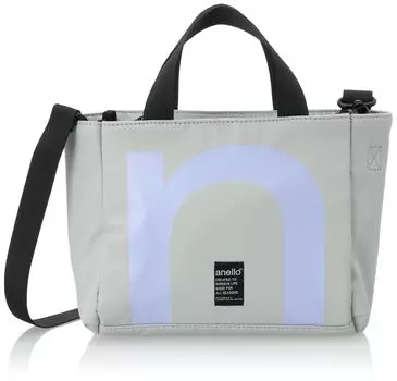 2WAY Mini Tote Bag OVER LOGO AIS1202 GY [Anello]