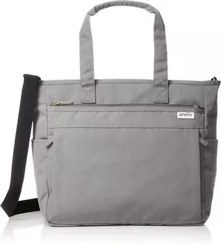 2WAY сумка-тоут A4 Water SPS GUH2316Z светло-серая [Anello Grande] водоотталкивающая/легкая/10 карманов/2WAY