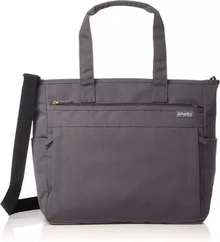 2WAY сумка-тоут A4 Water SPS GUH2316Z Серая [Anello Grande] Водоотталкивающая/Легкая/10 карманов/2WAY