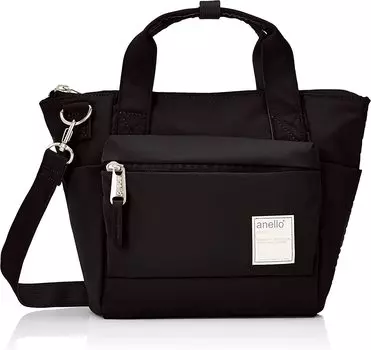 2WAY Tote Bag A5 Water CIRCLE ATR0291Z Black [Anello] Repellent/Multi-storage