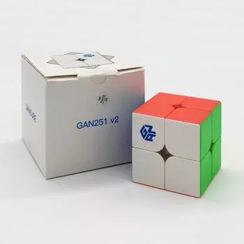 2X2 GAN 251 v2 Ganz Gan Cube 22 Speed Cube для игроков в Rubik 222/2X2X2 Gan 251 v2 Cube, популярные корейские головоломки