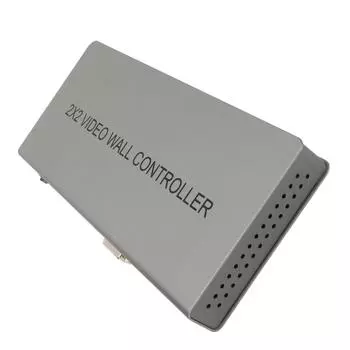 2x2 HD Multimedia Interface Video Wall Controller Aluminium Alloy 1080P LCD TV Wall Processor US Plug