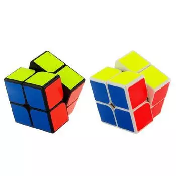 2x2x2 Yj Professional Magic Cube Puzzle Cubes Speed Cubo Квадратная головоломка Подарки Развивающая игрушка чёрный