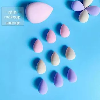 2x3 см Мини-губка для макияжа в форме капли Глаза Нос Консилер Тональная основа Пудра Пуховка для макияжа Маленькие инструменты для макияжа Губка Яйца