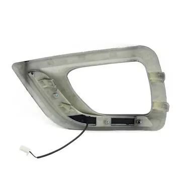 2x 12V DRL Turn Signal Lamp Fog Light Bezel For Nissan Navara NP300 D23 2015-18