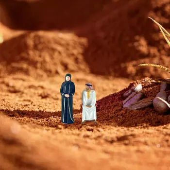 2x 1/64 фигурка раскрашенная вручную микропейзаж кинореквизит поезд железная дорога проекты своими руками