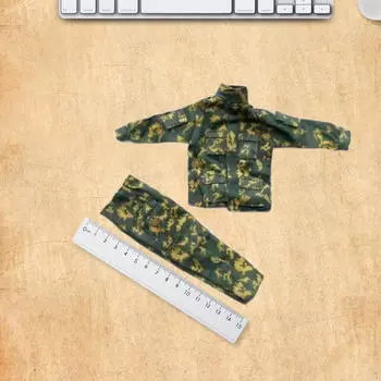 2x 1/6 мужской униформы полный комплект мини-куртка и брюки модель ручной работы кукольная одежда для 12-дюймовых фигурок