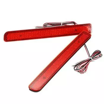 2X 24LED задний бампер отражатель стоп-сигнал ходовые огни для Land Rover Discovery 3 LR3 05-09 4 LR4 10-13 L320 Facelift красный