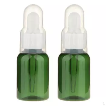 2x 2шт 35 мл дорожные многоразовые бутылки-капельницы с зелеными эфирными маслами