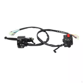 2x 37200-05340 Прочный переключатель на руле в сборе 2-48-32126 Подходит для 5 Gn125 GS Gn 125, черный