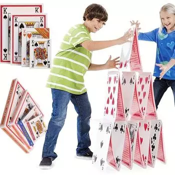 (2x, 4x, 6x, 9x) Большие игральные карты для взрослых игровых вечеринок, игра для владельцев домов, странная гигантская креативная большая карта, супер большие игральные карты для покера