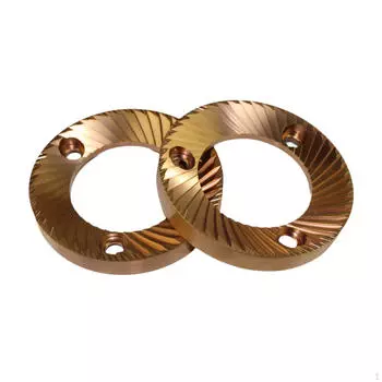 2x 64 мм плоские жернова для эспрессо-машины, запасные части, профессиональная ручная кофемолка