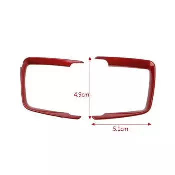 2x ABS фара рамка регулировка наклейка для F30 F31 F32 F34 3 серебряный