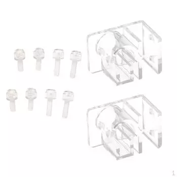 2 акриловых держателя для аквариума, кронштейн, трубка, шланг из нержавеющей стали, 12 мм, 16 мм