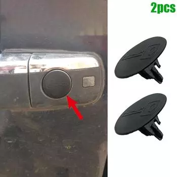 2x Автомобильная дверная ручка, задняя дверь, багажник, замочная скважина, заглушка, зажим для замочной скважины для VW Polo Sedan 2010–2022 Golf MK4, предотвращает засорение, пылезащитный
