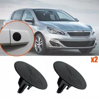 2x Автомобильная дверная ручка задняя крышка замочной скважины зажим защитный чехол для Peugeot 301(2012) 107 2005-2014 307 2001-2008 Черный