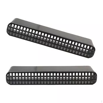 2x автомобильная крышка воздуховыпускного отверстия под сиденьем, аксессуары для защиты вентиляционных решеток, защитная решетка