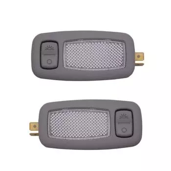 2x Автомобильная левая+правая серая внутренняя лампа для макияжа для Hyundai i45 YF Sonata 2011-2015