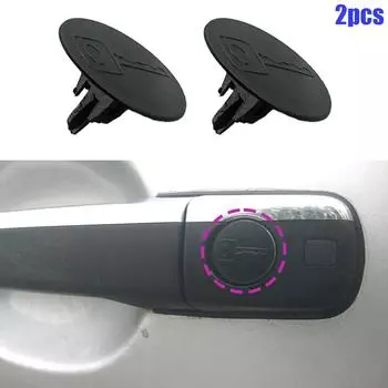 2x автомобильная ручка двери багажника замочная скважина заглушка зажим пылезащитный для Opel Meriva A Astra FJH Omega B Insignia G09 Corsa D Vectra C