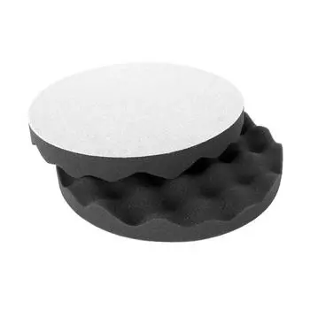 2x автомобильные полировальные подушечки из пенопласта, 7-дюймовый круглый односторонний полирующий инструмент, черный прочный