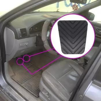 2x автомобильные резиновые накладки на педаль тормоза и сцепления для Hyundai Accent Elantra Sonata Tucson i20 i30 Mitsubishi Pajero Montero Lancer